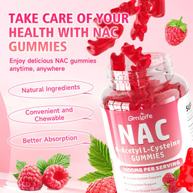 GrnLife NAC Gummies showing texture and chewability