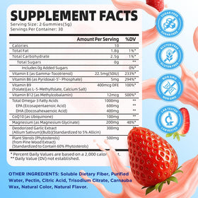 GrnLife Vegan Omega 3 Gummies 1000mg side view