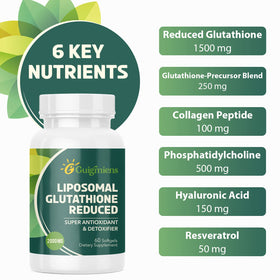 Guigmiens Liposomal Glutathione 2000 MG ingredients list