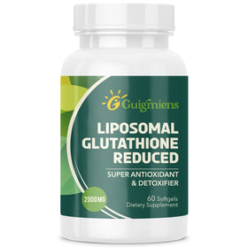 Guigmiens Liposomal Glutathione 2000 MG supplement front view