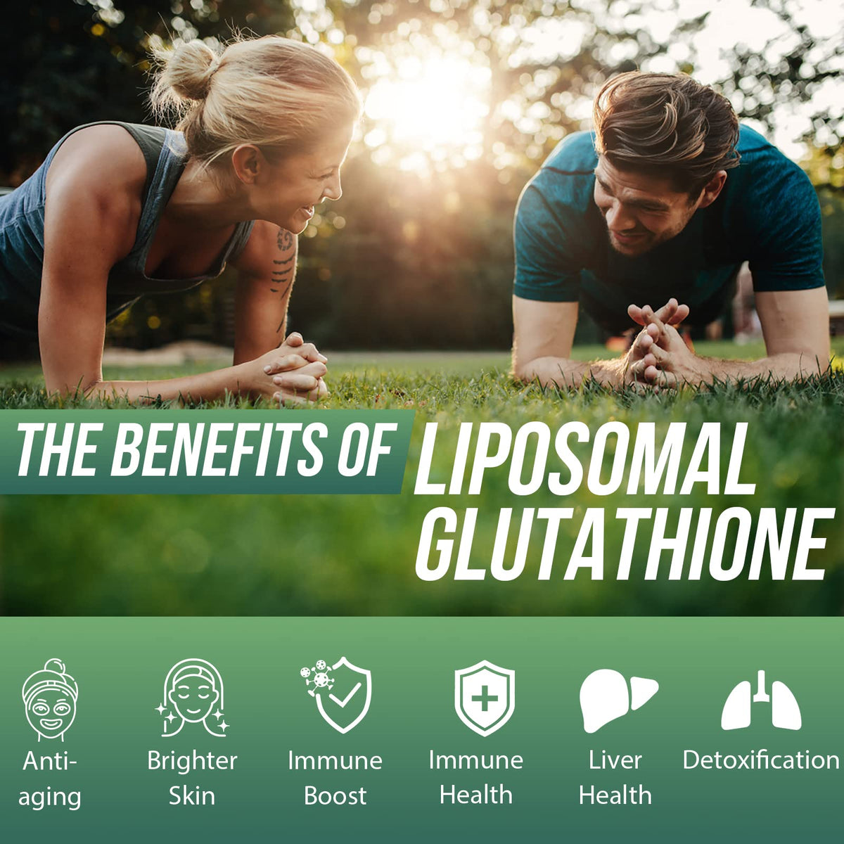 Guigmiens Liposomal Glutathione 2000 MG supplement with measuring spoon