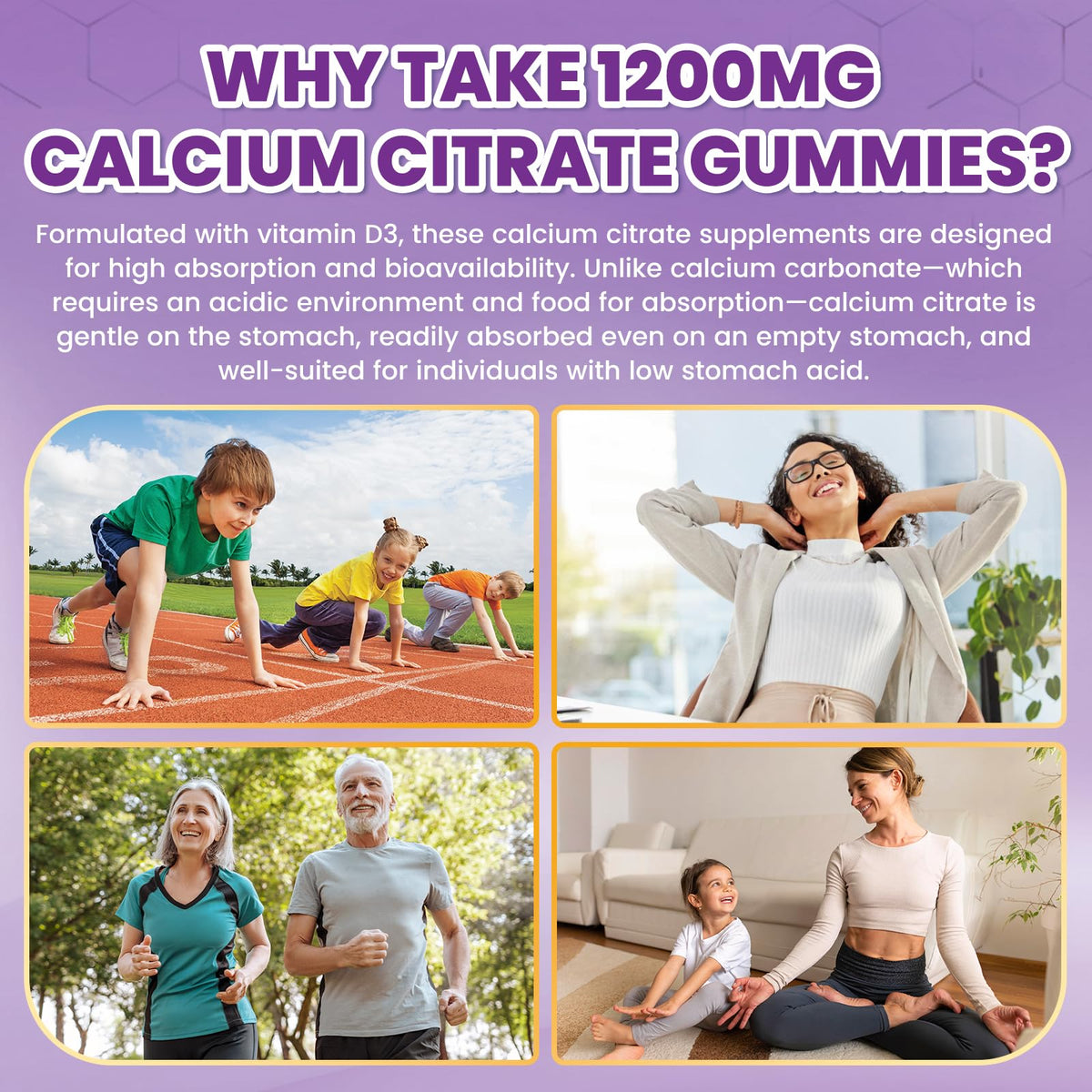 GZ HAOYUAN Calcium Citrate Gummies nutritional information