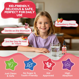 GZ HAOYUAN Vitamin B Complex for Kids 2 fl oz Strawberry ingredients list