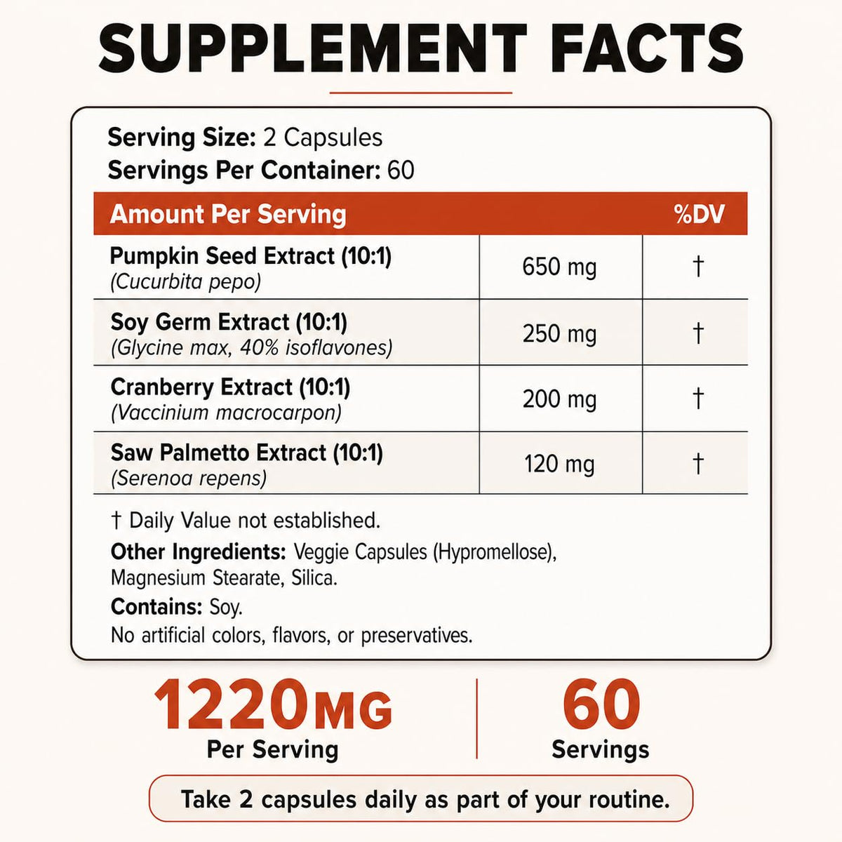 Happee Bladder Control Supplement bottle with lid open