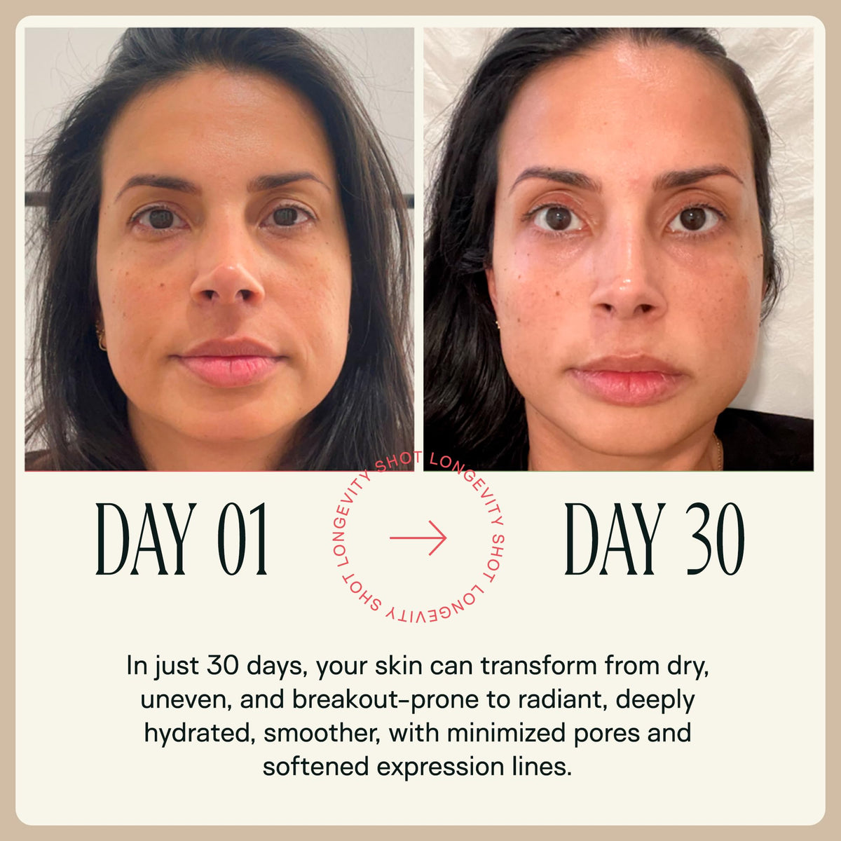 Happy Aging Liquid NAD+ Resveratrol Supplement showing multiple shots