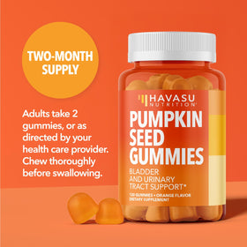 HAVASU NUTRITION Pumpkin Seed Oil Gummies with fresh pumpkin