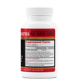Health Concerns Ease 2 bottle with label showing ingredients