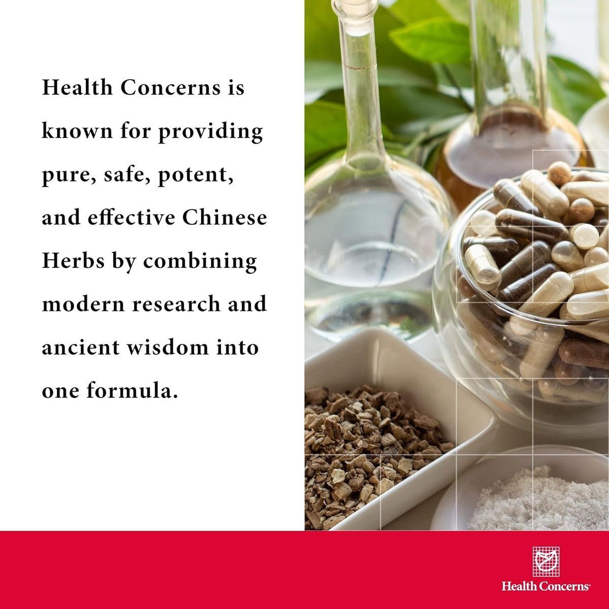 Health Concerns Ease 2 capsules with a measuring spoon