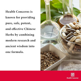 Health Concerns Ease 2 capsules with a measuring spoon