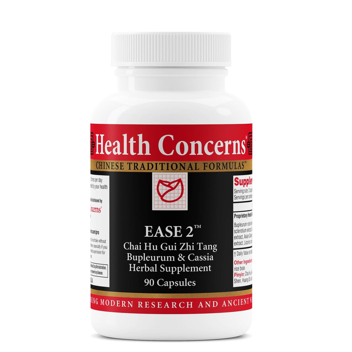 Health Concerns Ease 2 Liver & daily Support 90 Capsules front view