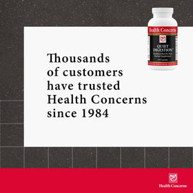 Health Concerns Quiet daily capsules on a wooden surface