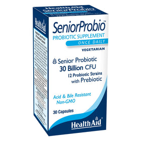 HealthAid SeniorProbio probiotic capsules front view