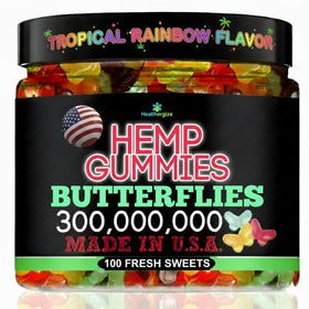 Healthergize Hemp Gummies for Sleep Calm 100 Count front view