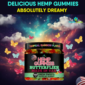 Healthergize Hemp Gummies in Watermelon flavour