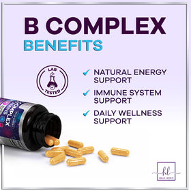 Hello Lovely! B Complex Vitamin Supplement ingredients list