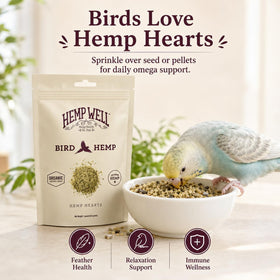 Hemp Well Organic Hemp Hearts packaging side view