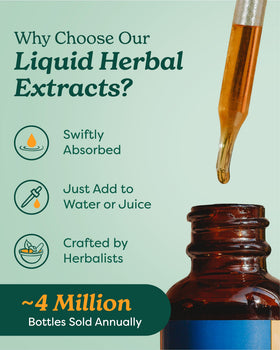 Herb Pharm Milk Thistle Liquid Extract 4 oz bottle side view