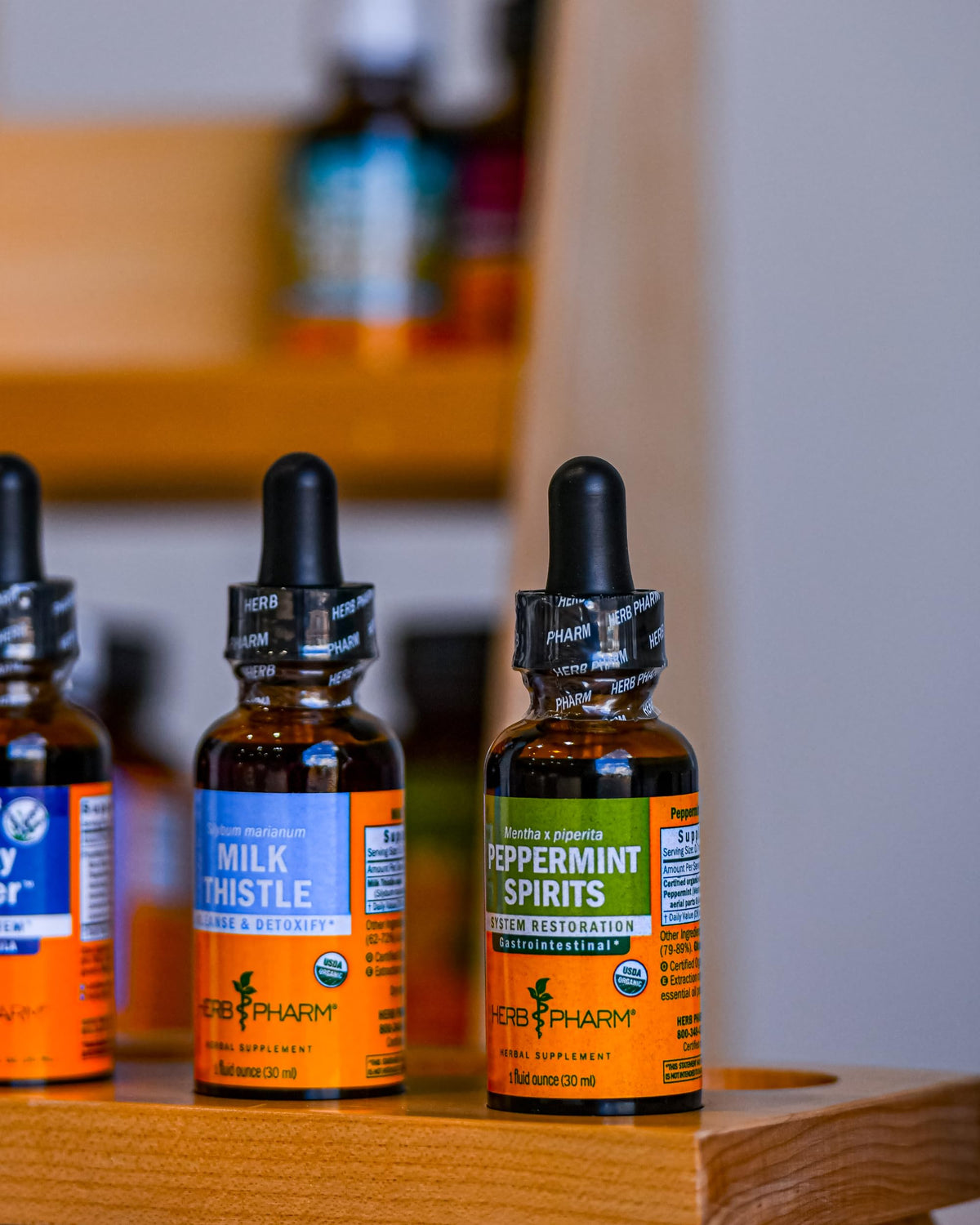 Herb Pharm Milk Thistle Liquid Extract with measuring spoon