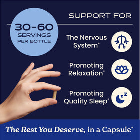 Herb Pharm Sleep Easier Capsules side view showing label