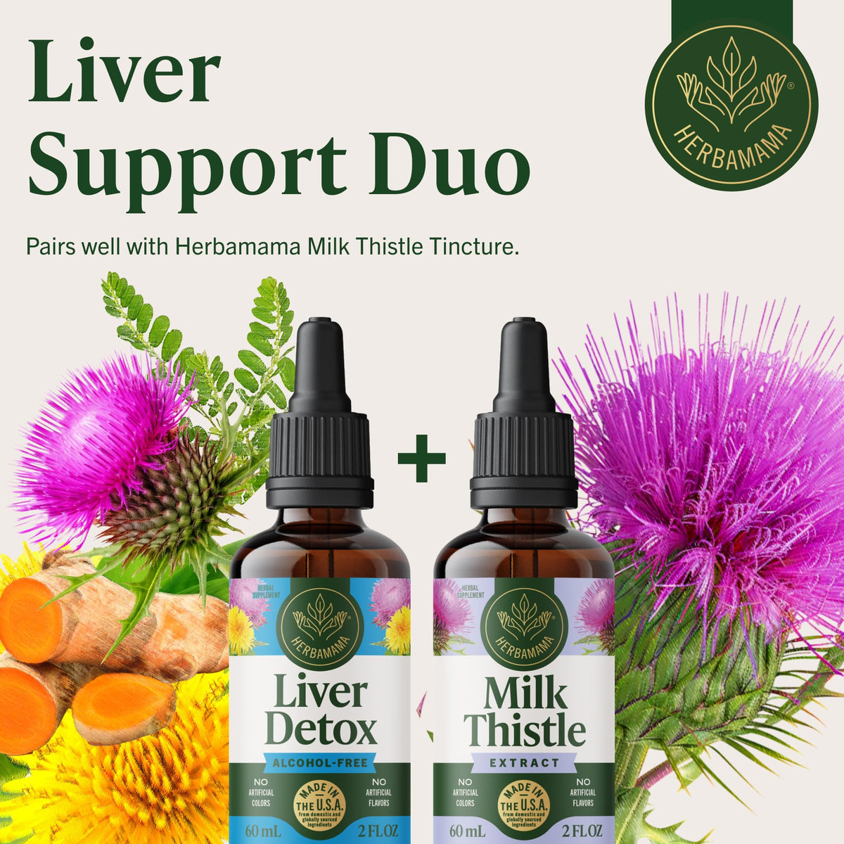 HERBAMAMA Liver Cleanse Liquid lifestyle shot