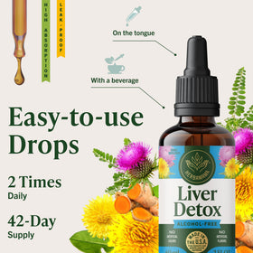 HERBAMAMA Liver Cleanse Liquid packaging details