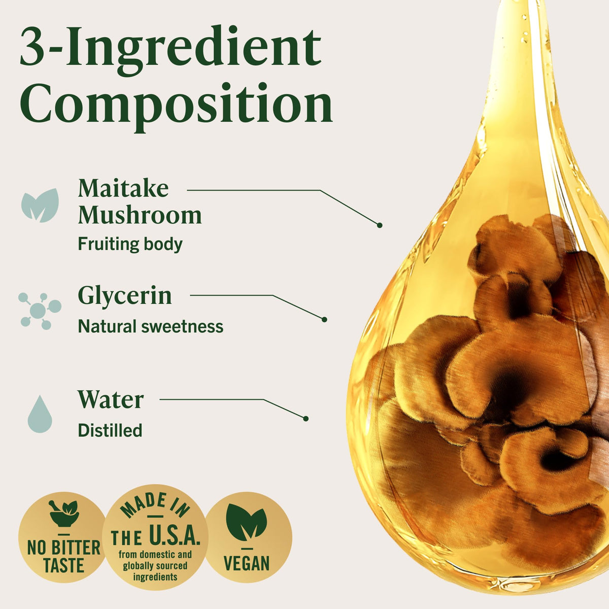 HERBAMAMA Maitake Mushroom Extract ingredients list