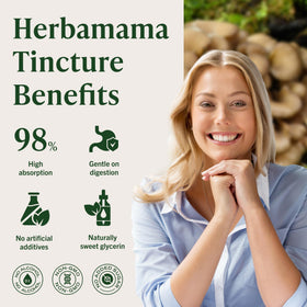 HERBAMAMA Maitake Mushroom Extract packaging details