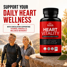 HerbaMe daily wellness Supplement side view showing capsule