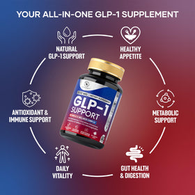 HerbaSpot 24-in-1 GLP-1 Supplement 1000 mg capsule close-up