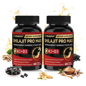 HIILEATHY Shilajit Pro Max 60 Capsules front view