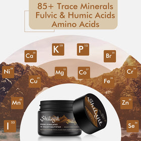 Hima Shilajatu Pure Himalayan Shilajit Resin packaging details