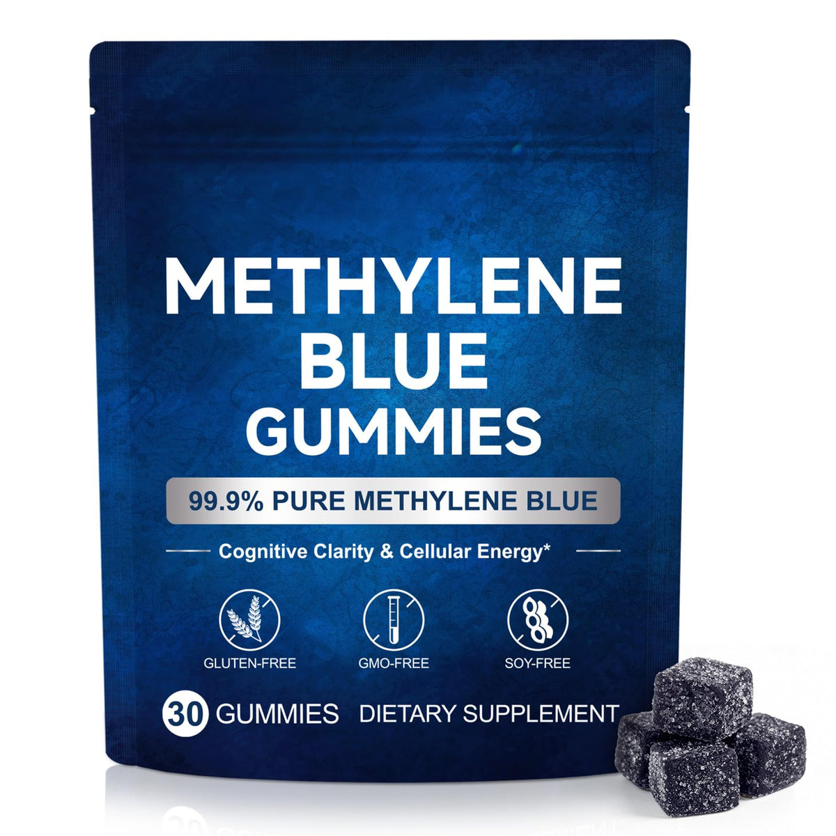 HJFRONGF Methylene Blue Gummies front view packaging