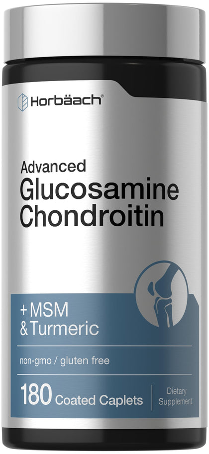 Horbäach Glucosamine Chondroitin 180 coated caplets front view