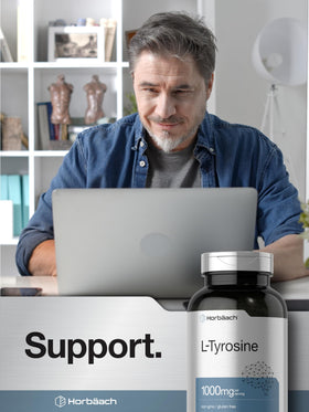 Horbäach L-Tyrosine 1000mg 250 Capsules nutritional info