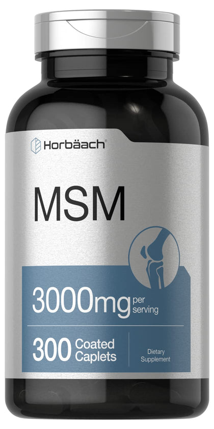 Horbäach MSM Supplement 3000mg front view of packaging