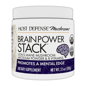 Host Defense BrainPower Stack Powder 100g front view
