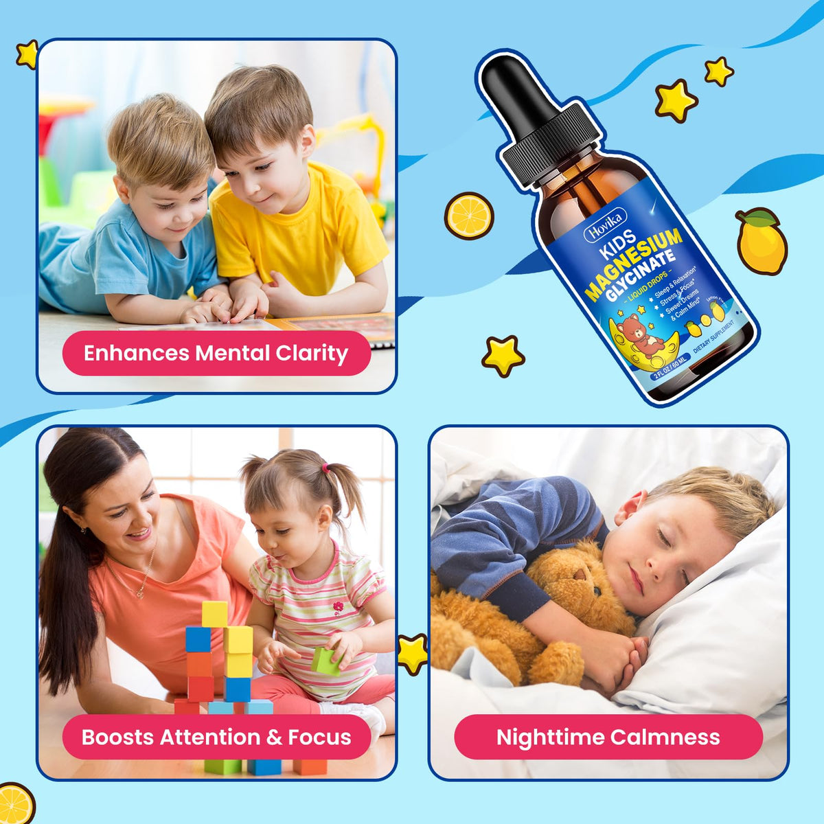 Hovika Magnesium Glycinate Liquid for Kids ingredients list