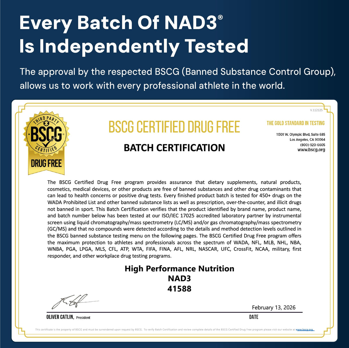 HPN NAD3 NAD+ support 60 Capsules with a glass of water