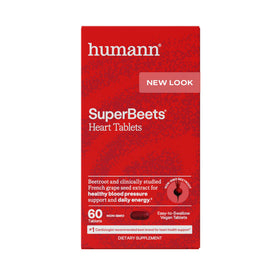 HumanN SuperBeets Heart Tablets 500mg front view