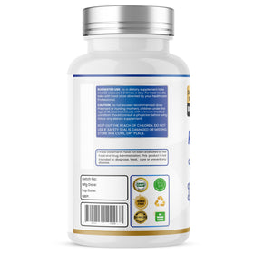 Humming Herbs Potassium Citrate 800 mg bottle on a wooden table