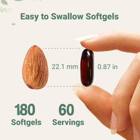 HWAXIGO Pumpkin Seed Oil Capsules close-up of softgel
