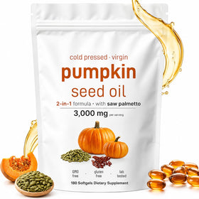 HWAXIGO Pumpkin Seed Oil Capsules front view with packaging