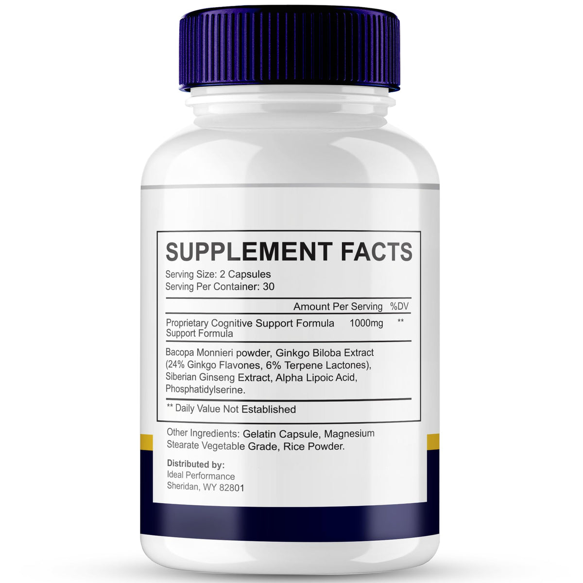 IDEAL PERFORMANCE Brain Defender capsules close-up