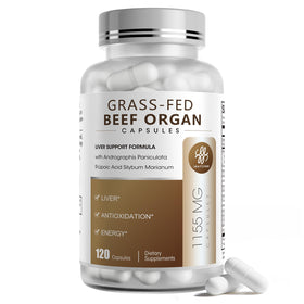 iMATCHME Grass Fed Beef Organ Supplement 120 Count front view