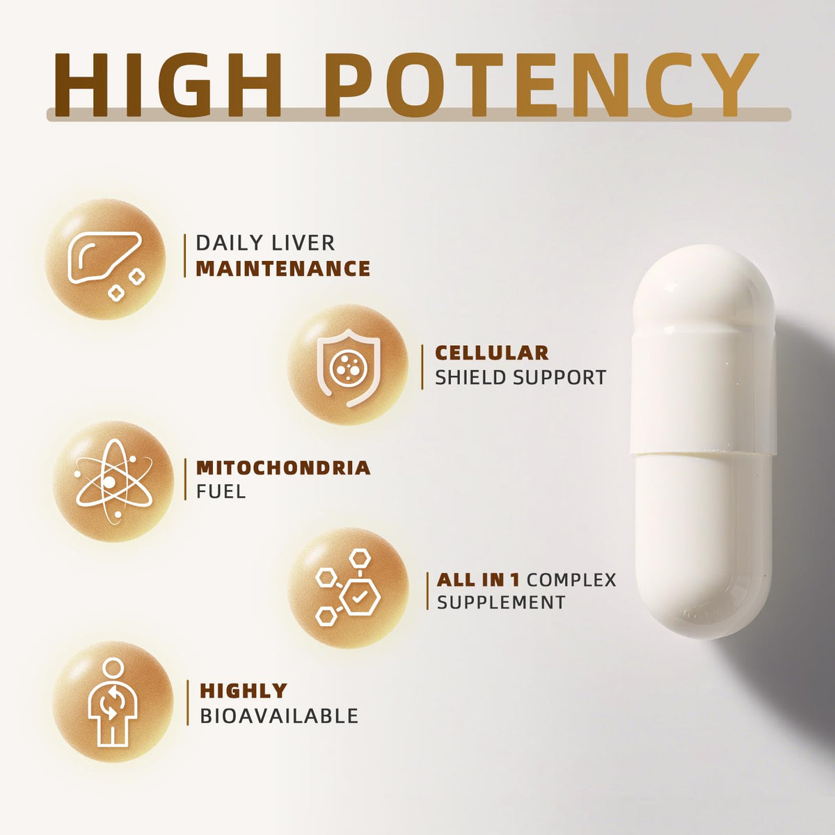 iMATCHME Grass Fed Beef Organ Supplement bottle on a shelf