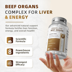 iMATCHME Grass Fed Beef Organ Supplement ingredients list