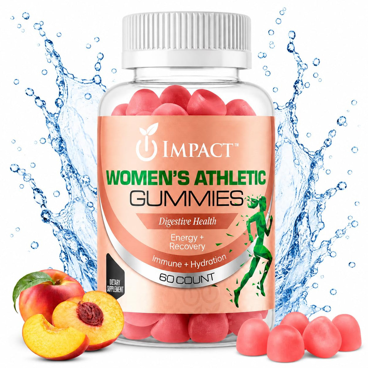 IMPACT Multivitamin Gummies for Women 60 Count front view