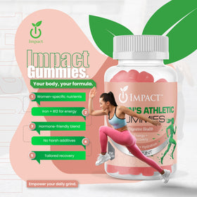 IMPACT Multivitamin Gummies for Women bottle side view