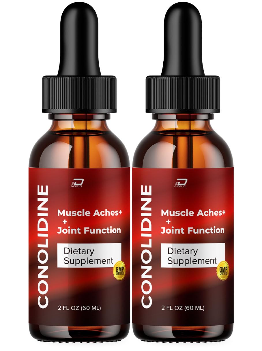Indelo Conolidine Liquid Drops 2 pack front view