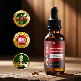 Indelo Conolidine Liquid Drops label close-up